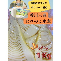 ボリューム満点♪香川県産たけのこ水煮　１㎏　国産　※