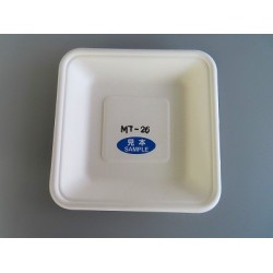 モールドトレー ＭＴ-26　141×141×22mm 50枚入 無地　★メーカー直送(3289914)