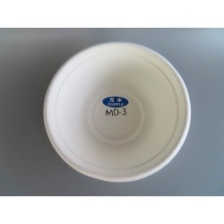 モールドどんぶりＭＤ-3  Φ154×54mm  50枚入 無地　　★メーカー直送(3289680)