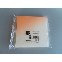夢敷紙4寸 オレンジ 100枚入　★メーカー直送(193104)