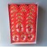 料理飾り 雅扇子(小) 100入 No.6300 85×50(mm)　オードブル　弁当　盛り付け　飾り　冠婚葬祭　紙　★メーカー直送★　