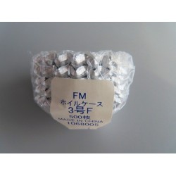  ホイルケース FMホイルケース  3号F  (約Φ21×高さ18mm) 1本(500枚)　弁当　仕切り　調理　アルミニウム　★メーカー直送★　
