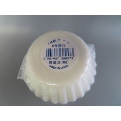 紙ケース FM紙ケース 白無地 6号F (約Φ40×高さ25mm)　お弁当　料理　仕切り　★メーカー直送★