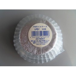 ホイルケース FMホイルケース 8号F (Φ50×高さ30mm) 1本(500枚)　弁当　仕切り　オーブン　調理　アルミニウム　★メーカー直送★