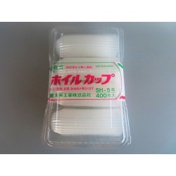 カップケース ホイルカップ 透明 SH-5号(外50×底33×高さ20mm) 400枚入 惣菜 弁当 カップ 丸型 プラスチック　★メーカー直送★