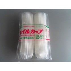 カップケース ホイルカップ 透明 SH-6号(外60×底40×高さ23mm) 400枚入   惣菜 弁当 カップ 丸型 プラスチック　★メーカー直送★ 