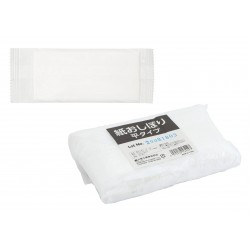 紙おしぼり［平］100本入(整列包装)  180×210mm 1ケース2000本 S-2　★メーカー直送(202159)