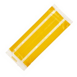 紙おしぼり プチフレッシュ ［平］ビアンオレンジ 185×220mm 1ケース2500本 PP-4　★メーカー直送(341456)