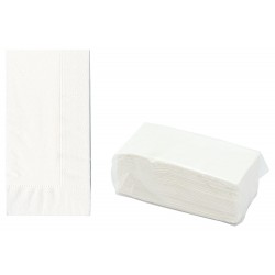 ナプキン紙 2プライナプキン ピロ―包装 八ツ折 450×450mm 50入　★メーカー直送(191582)