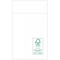 FSCミックスクレジット 六つ折ナプキン 250×250ｍｍ 100入 ポリ入 　★メーカー直送(31099)