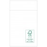 FSCミックスクレジット 六つ折ナプキン 250×250ｍｍ 100入 ポリ入 　★メーカー直送(31099)