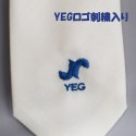 バロックタイ YEGロゴ刺繍入り レッド