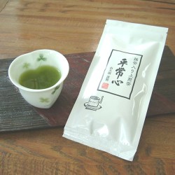 抹茶入り上煎茶平常心　リーフ100ｇ入　※