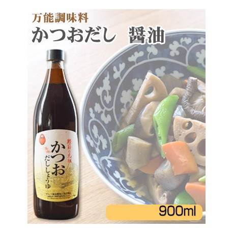 ダルマ醤油　かつおだししょうゆ　900ml