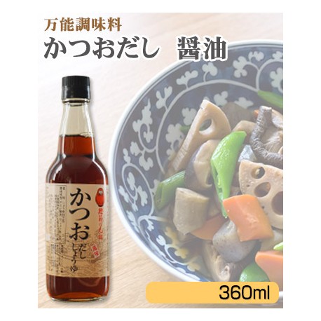 ダルマ醤油　かつおだししょうゆ　360ml