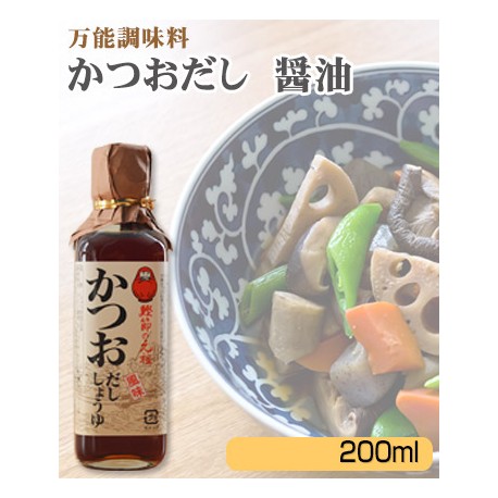 ダルマ醤油　かつおだししょうゆ　200ml