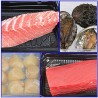 【送料無料】【青森海】海鮮セット・マグロ150g・トロ150g・あわび3個・ホタテ4個。　　※