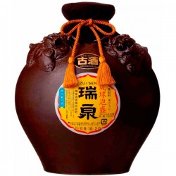 瑞泉1升シーサー壷