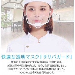 抗菌透明マスク ３０枚セット ウイルス 繰り返し 口元 接客 飲食店 美容 医療 飛沫防止 笑顔  口が見える レディース メンズ 男女兼用 