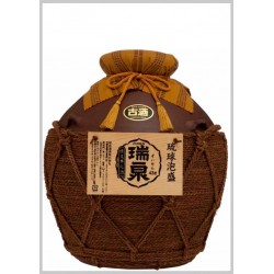 43%おもろ15年古酒入『瑞泉壷5升（巻）壷』9,000ml