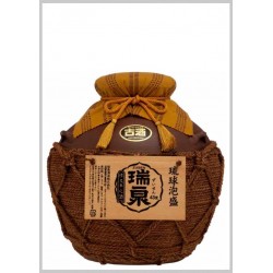 43%おもろ15年古酒入『瑞泉壷3升（巻）壷』5,400ml