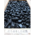 最高グレード・彩光　黒玉砂利　10ｋｇ　8分　送料無料